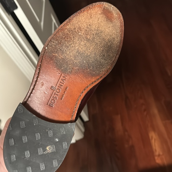 Men’s Bostonian Cap toe Shoe leather upper/leather sole - Picture 3 of 4